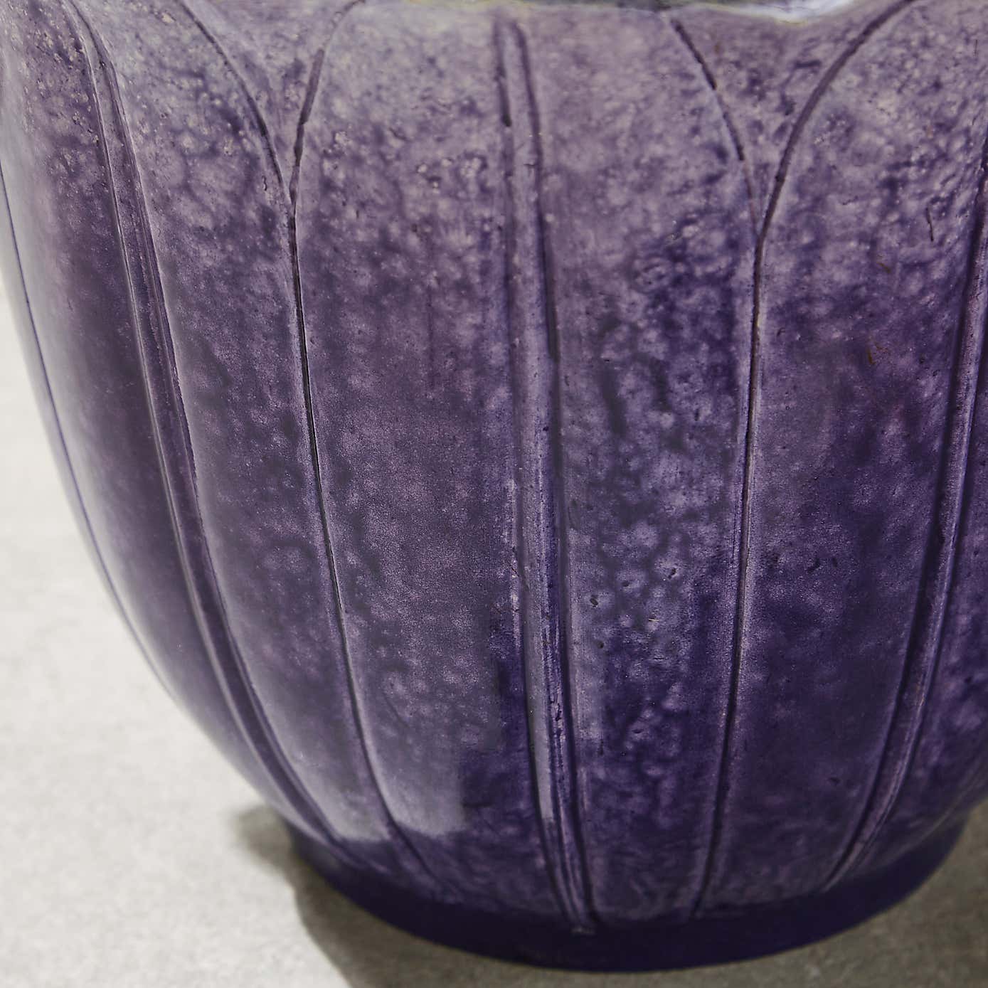 Purple Resin Lotus Flower Plant Pot