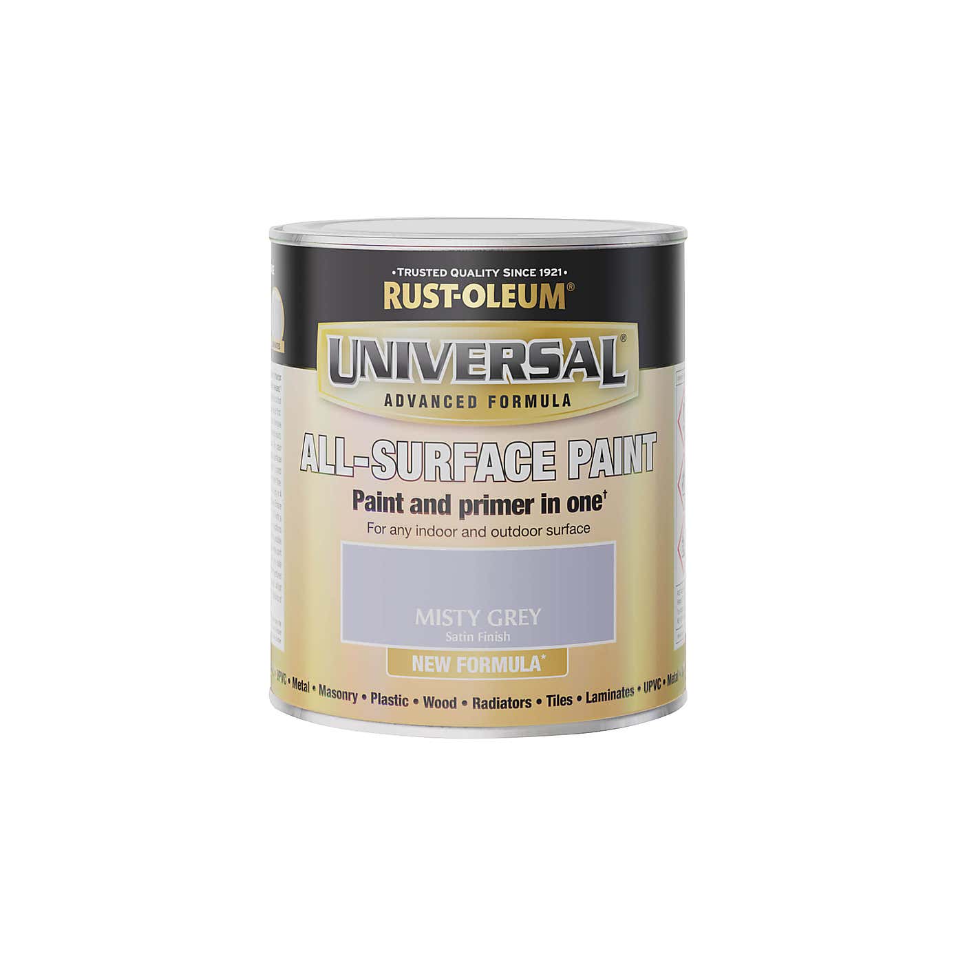Rust-Oleum Misty Grey Satin Universal All-Surface Paint