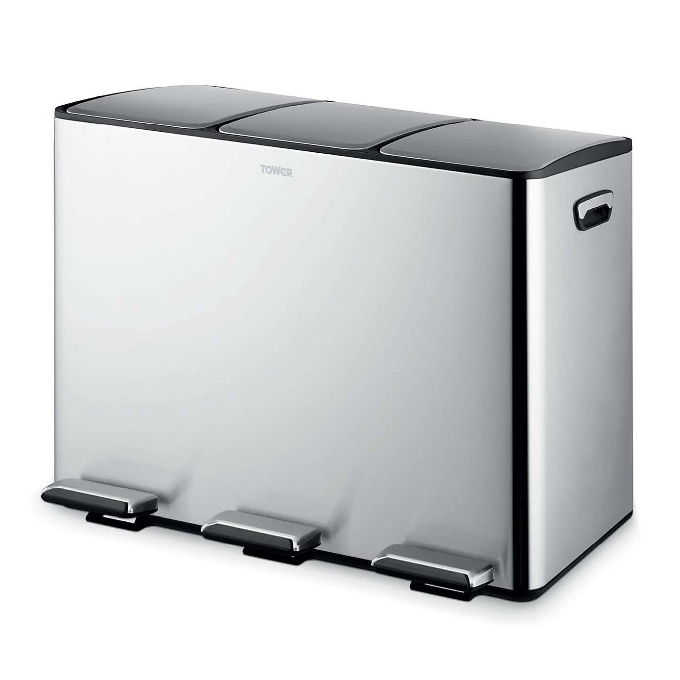 Tower 45L Recycling Pedal Bin