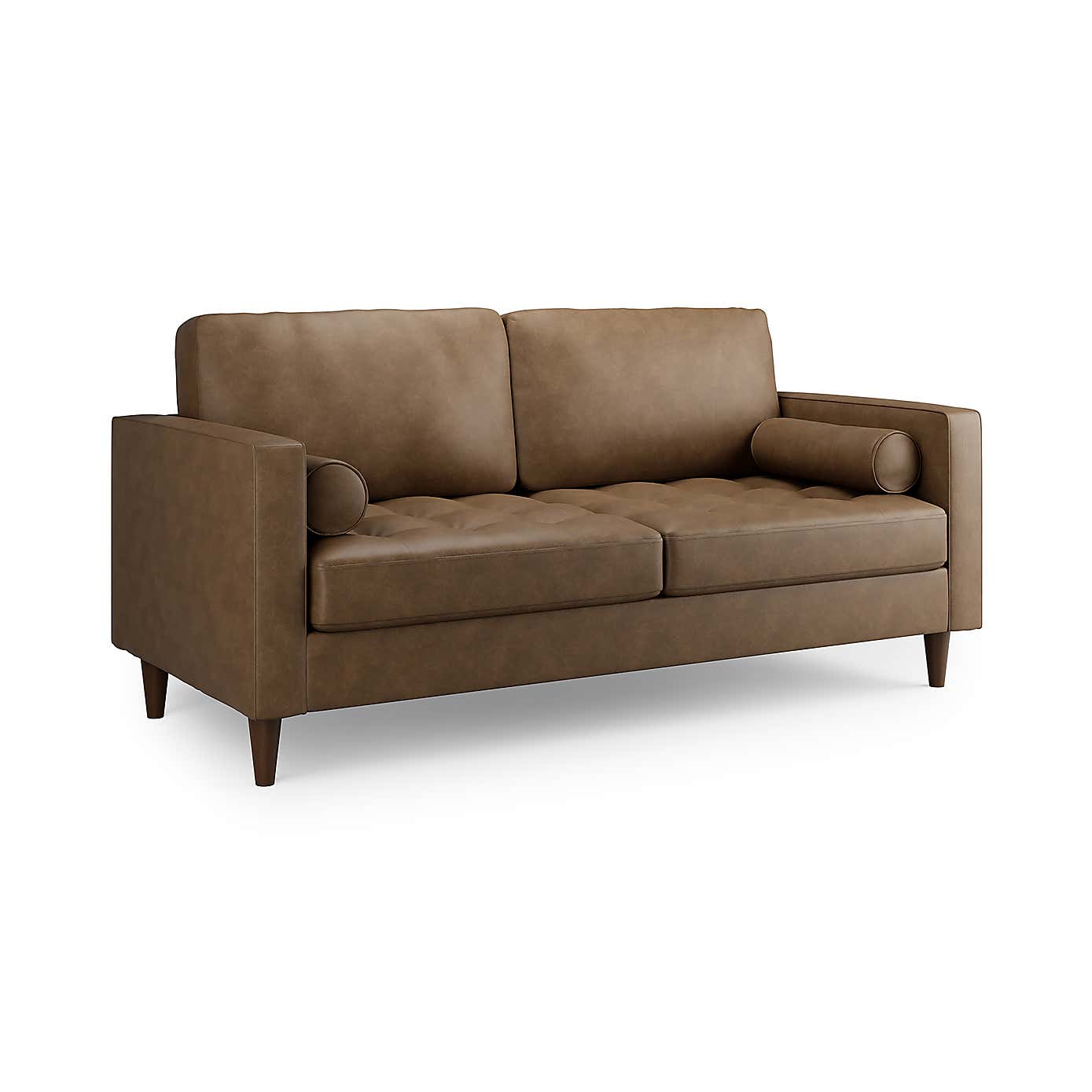 Zoe Faux Leather 3 Seater Double Sofa Bed