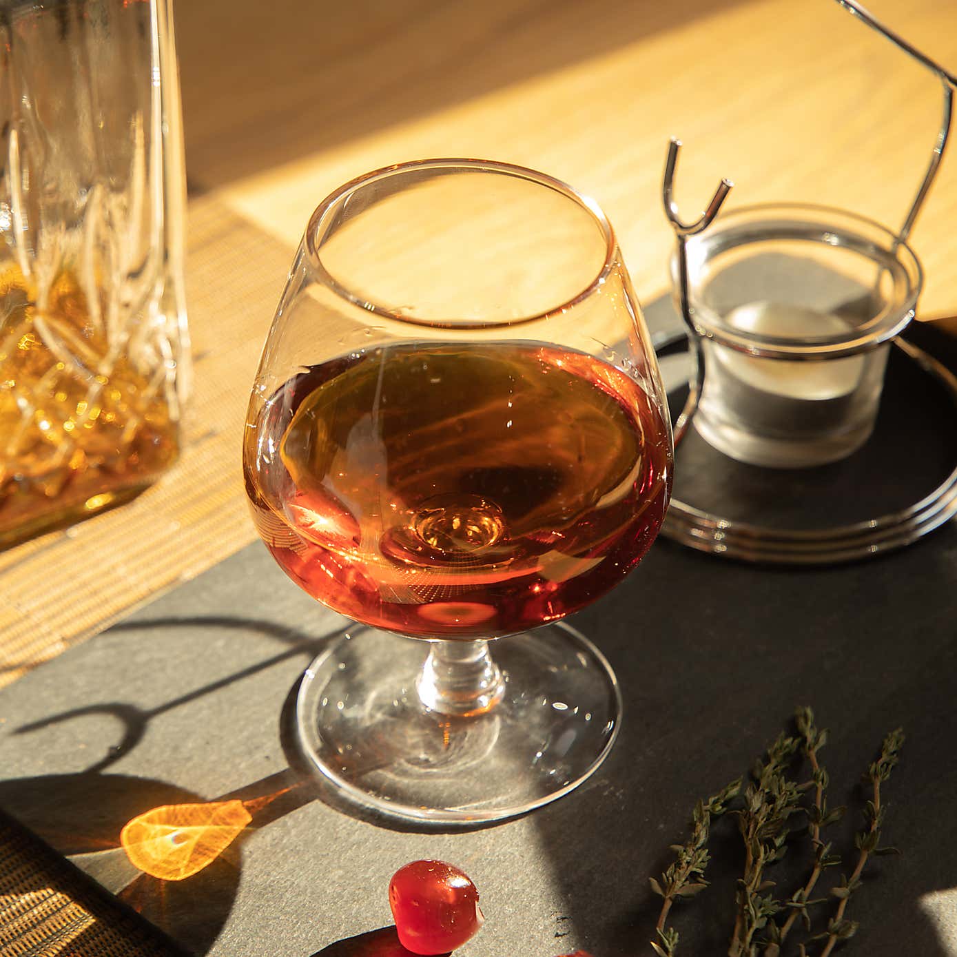 BarCraft Brandy & Cognac Warmer Glass Gift Set