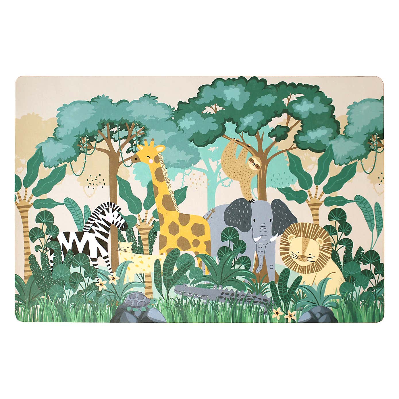 Recycled Faux Leather Safari Placemat