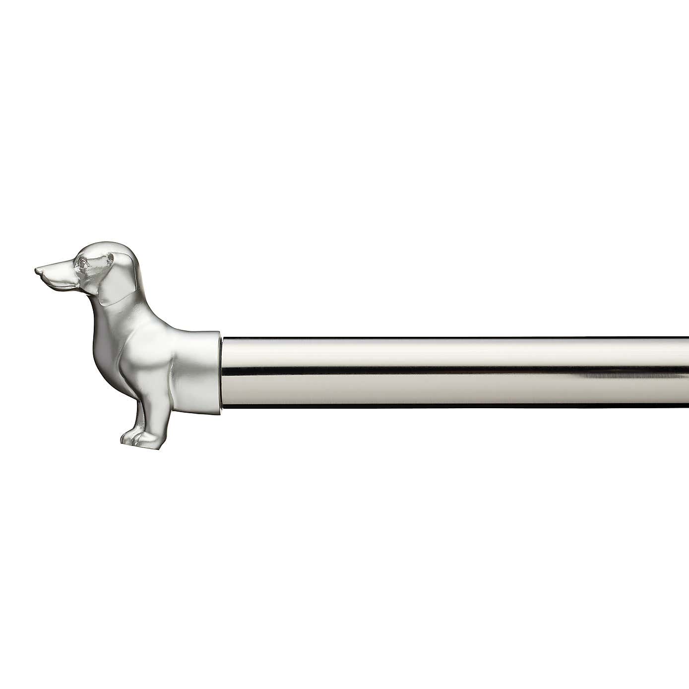 Bertie Dog Extendable Metal Eyelet Curtain Pole​
