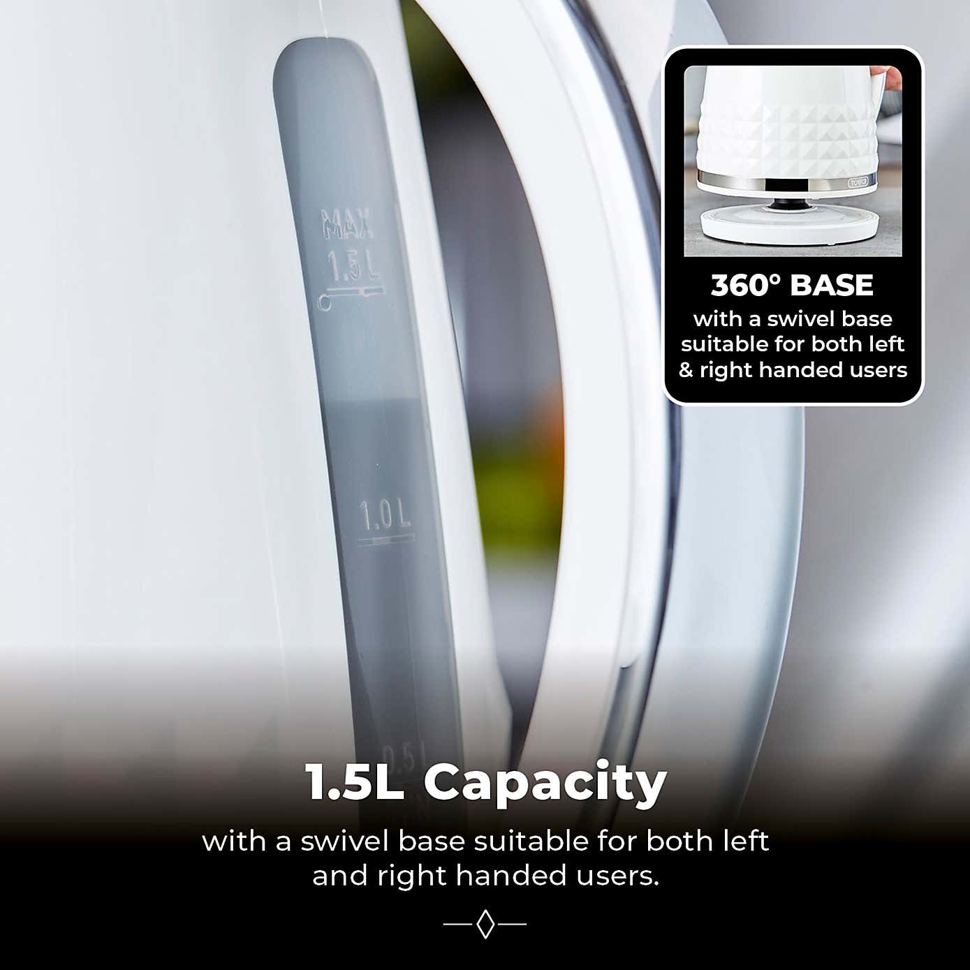 TOWER Solitaire 1.5L Kettle