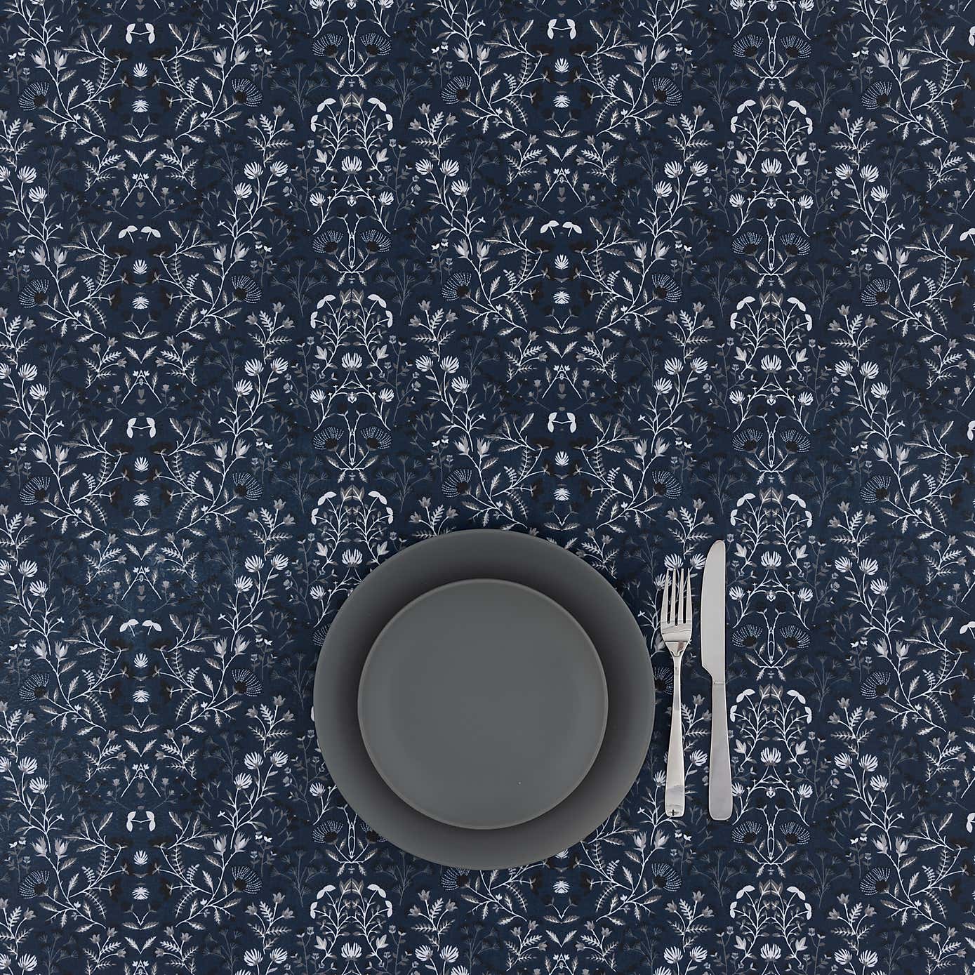 By the Metre Belvedere PVC Luxe Navy