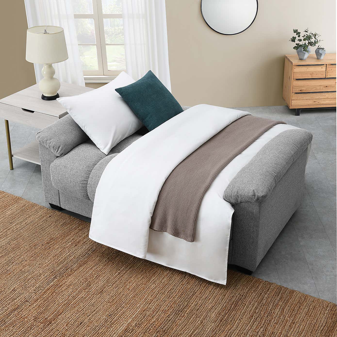 Margo Chenille 2 Seater Sofa Bed