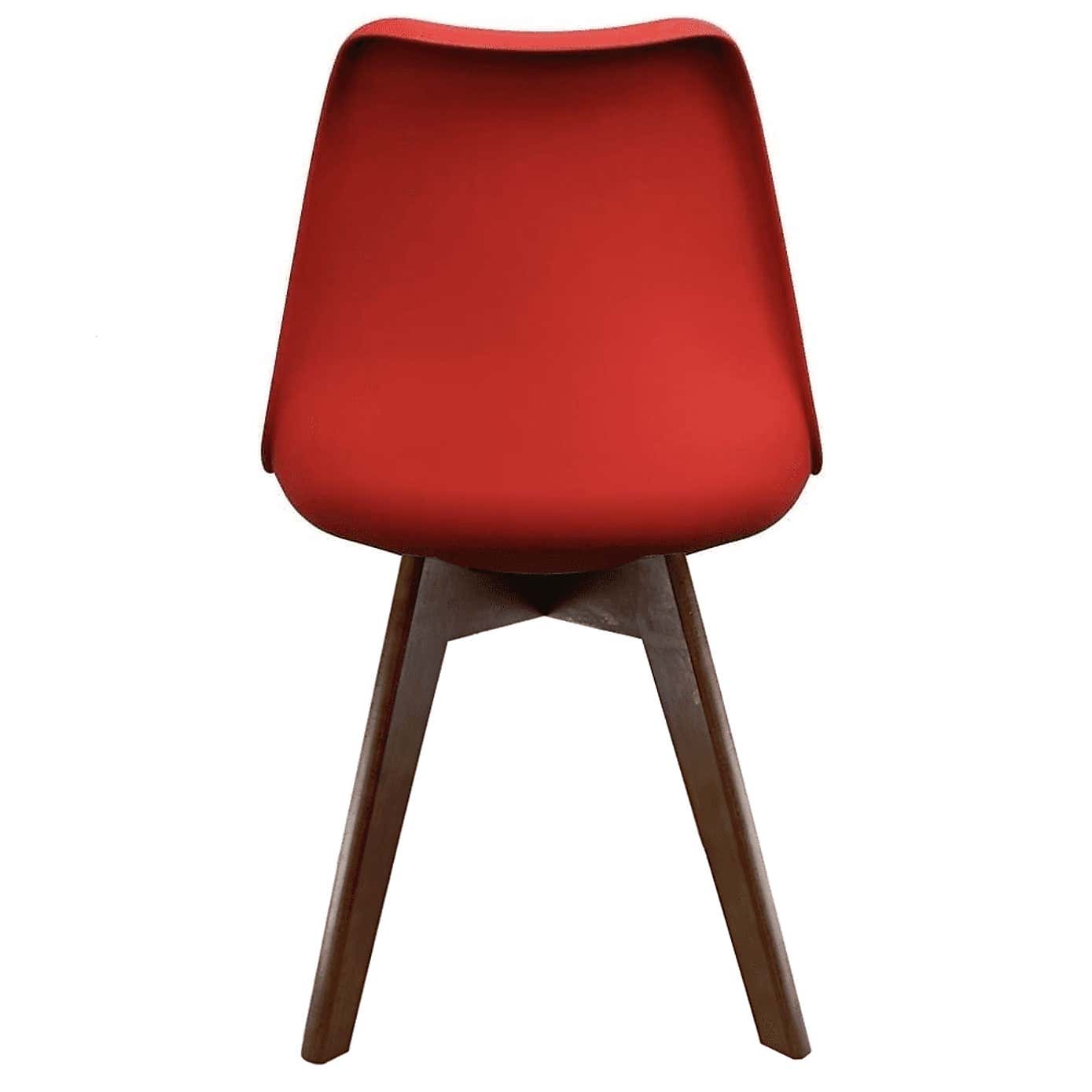 Fusion Living Soho Plastic Dining Chair with Squared Legs