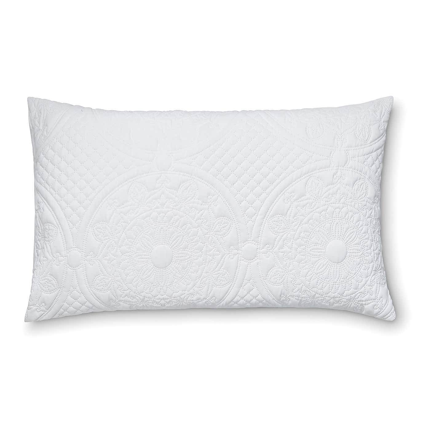Mandalay White Standard Pillowcase Pair