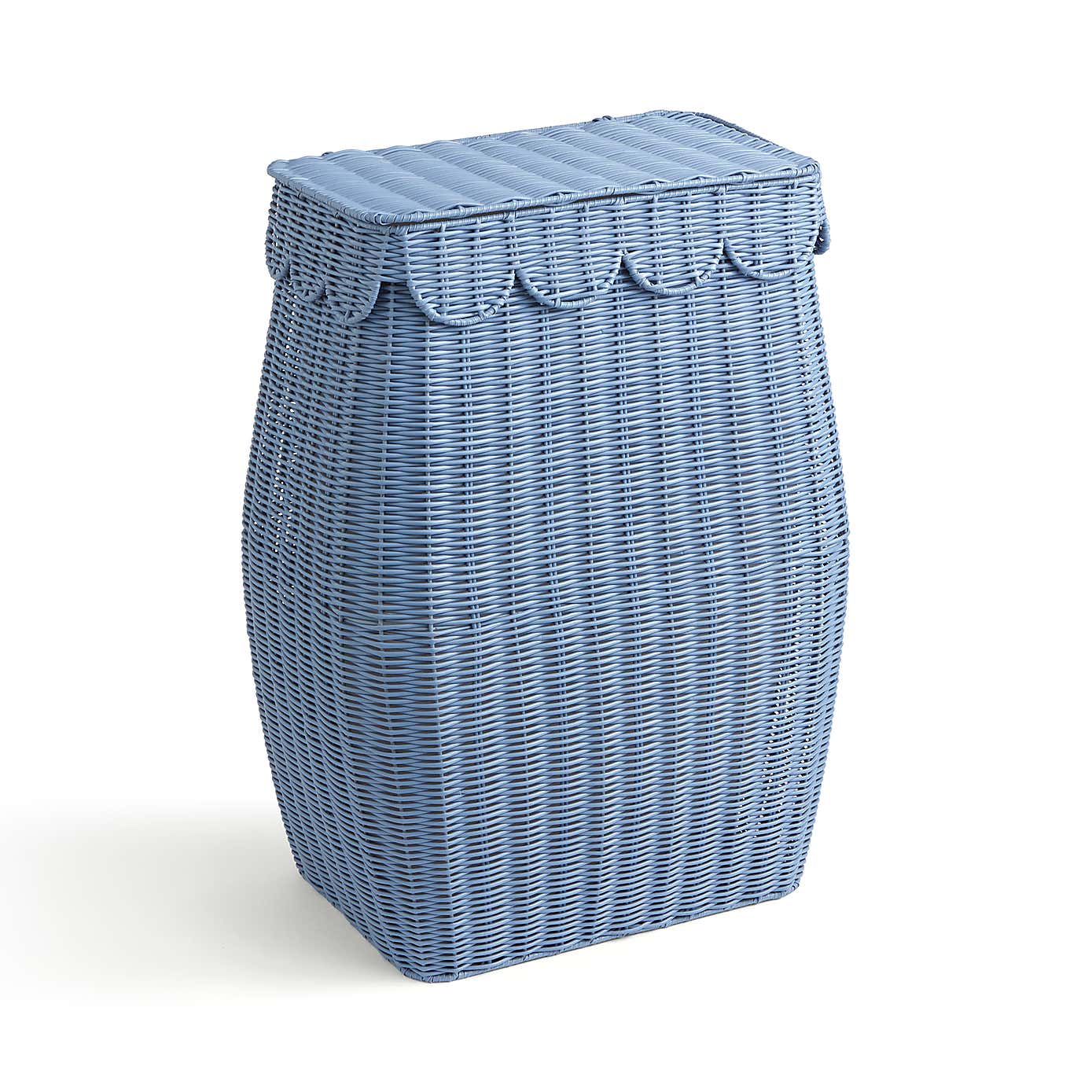 Heart and Soul Scalloped Laundry Basket