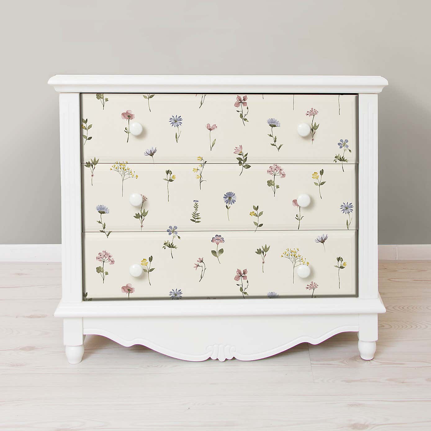 Pressed Flowers Wallpaper