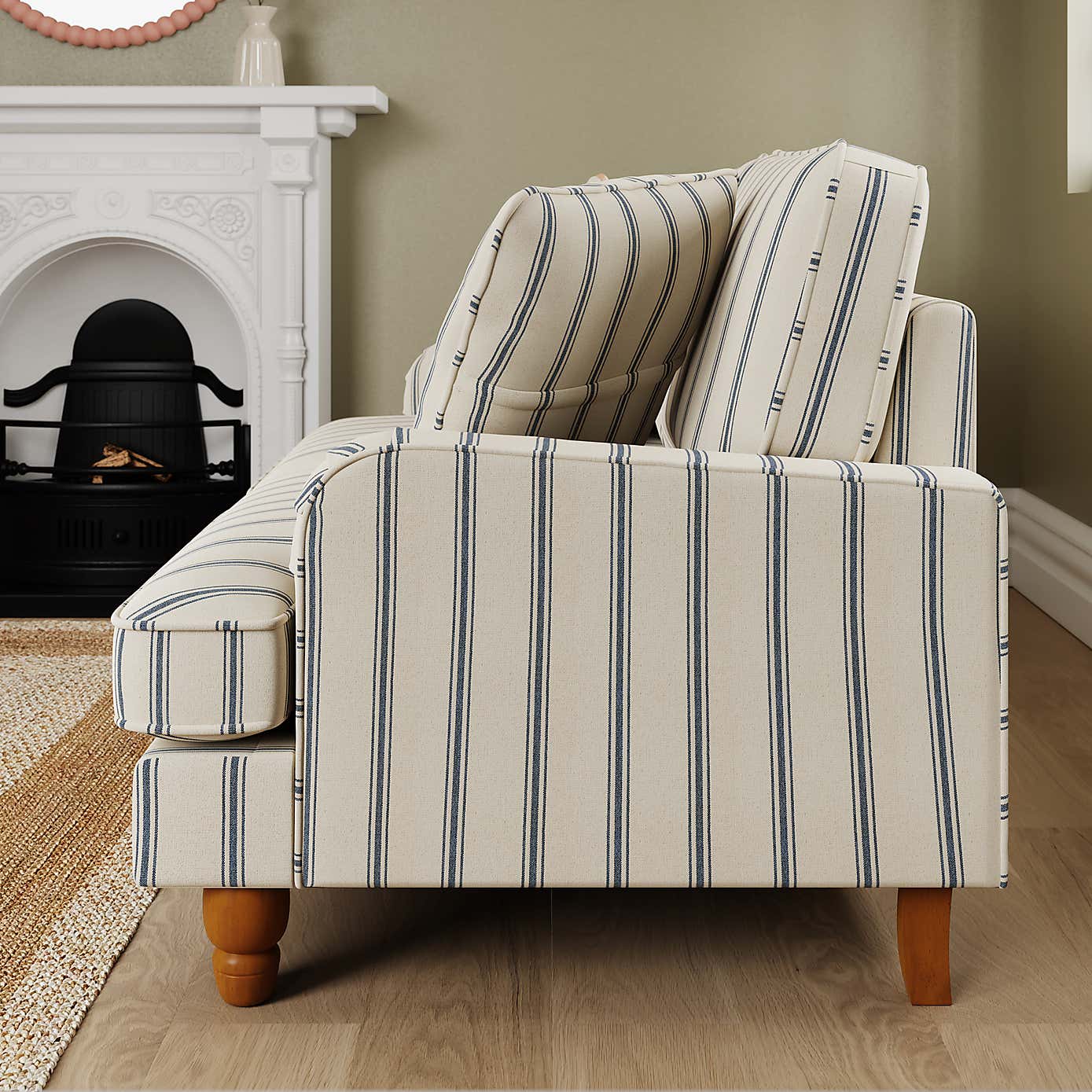 Beatrice Folkstone Stripe 2 Seater Sofa