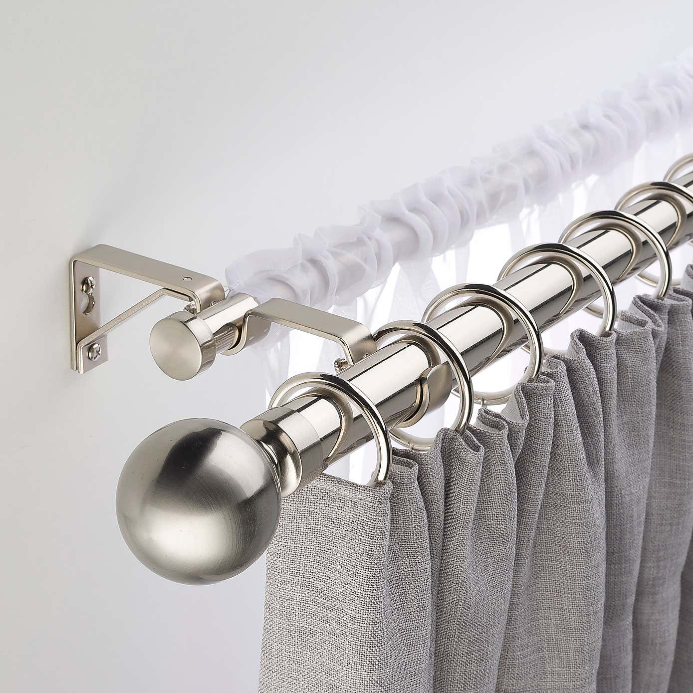 Pack of 3 Double Pole Brackets