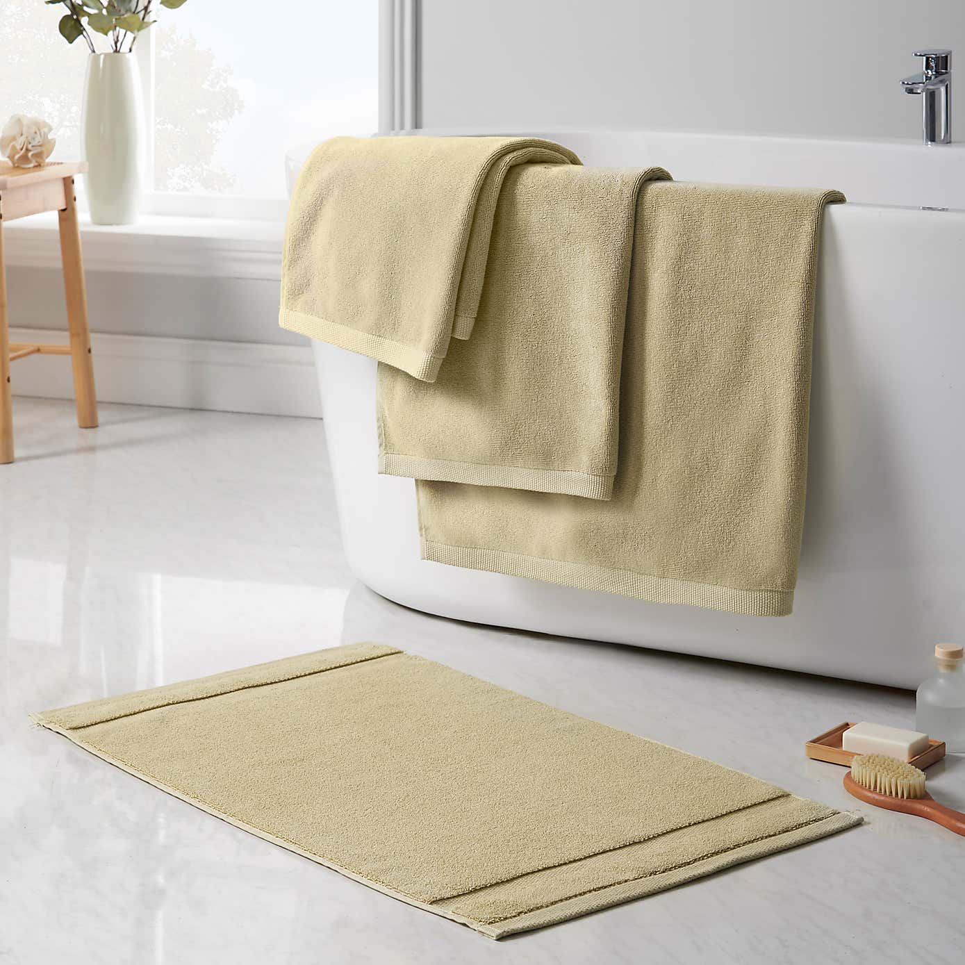 Turkish Luxury Heavyweight Cotton Bath Mat