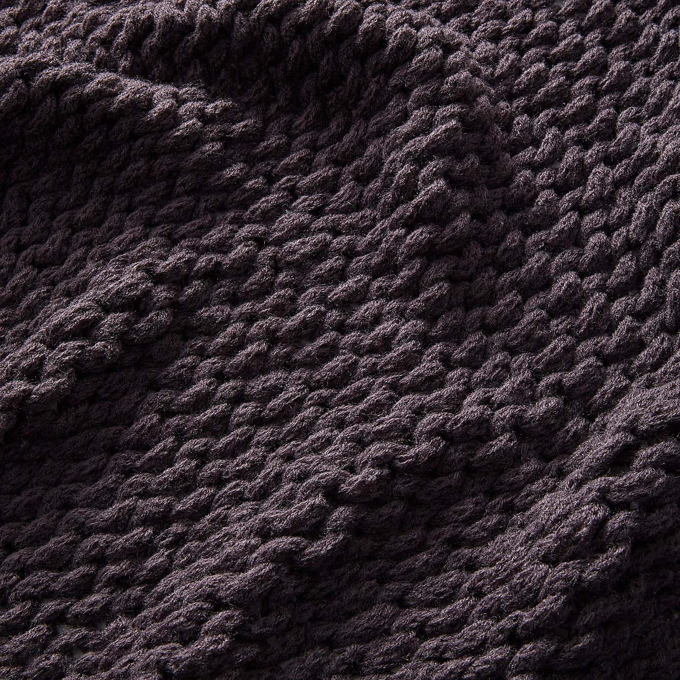 Chunky Knit Recycled Throw 130cm x 170cm