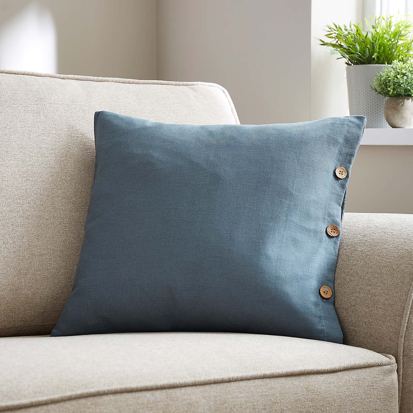 Cotton Linen Cushion Cover
