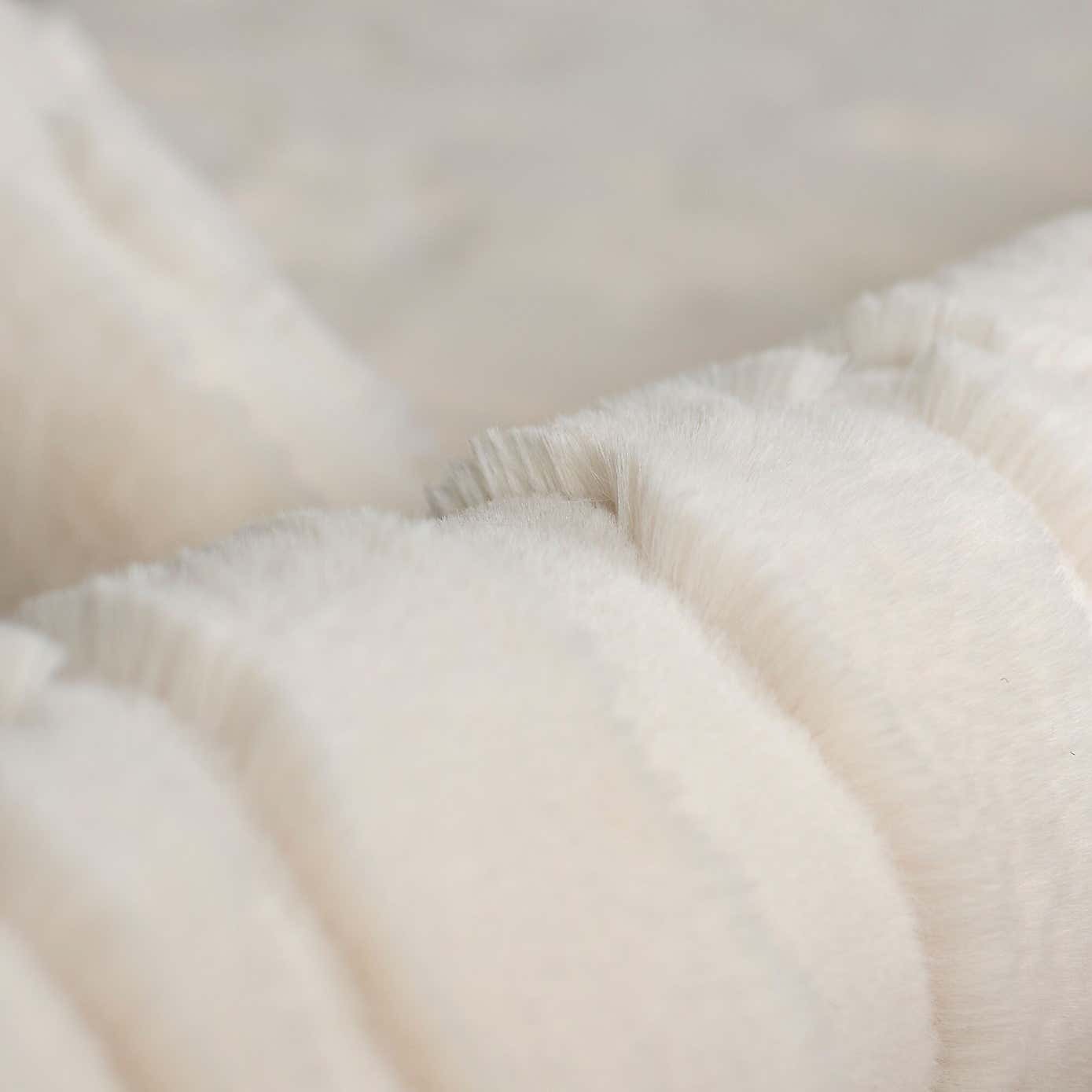 Adina Faux Fur Abstract Luxe Rug