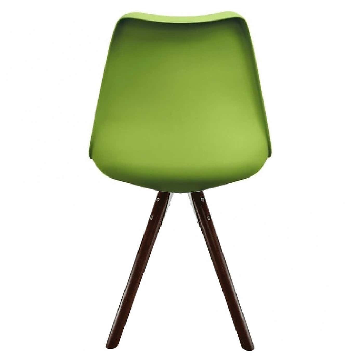 Fusion Living Soho Plastic Dining Chair with Pyramid Legs