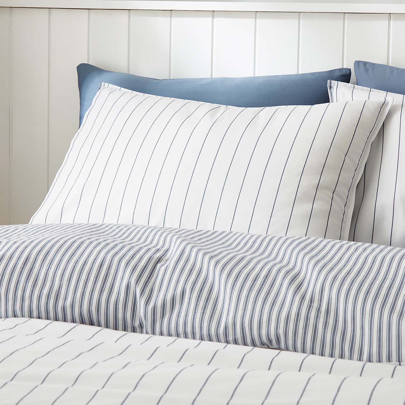 Fairford Ticking Stripe Duvet Cover & Pillowcase Set