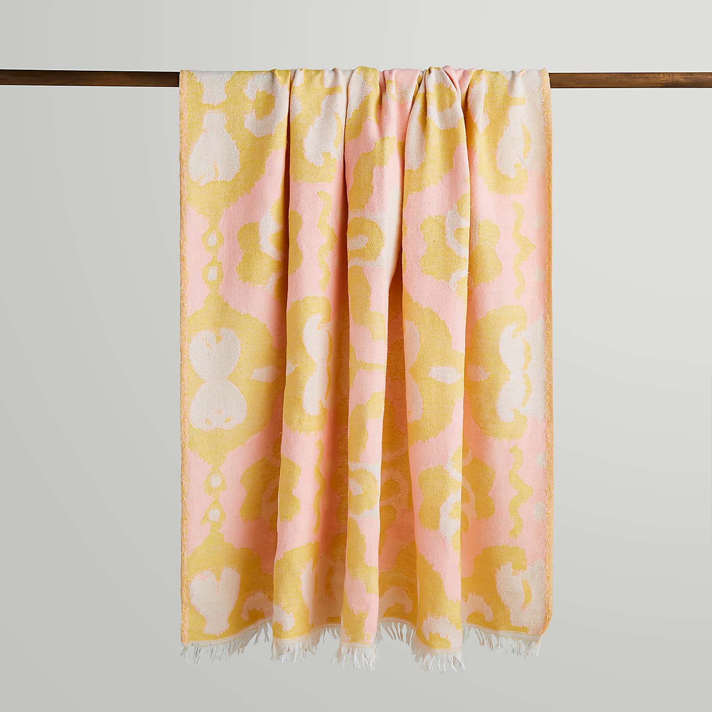 Ikat Jacquard Woven Throw 155x170