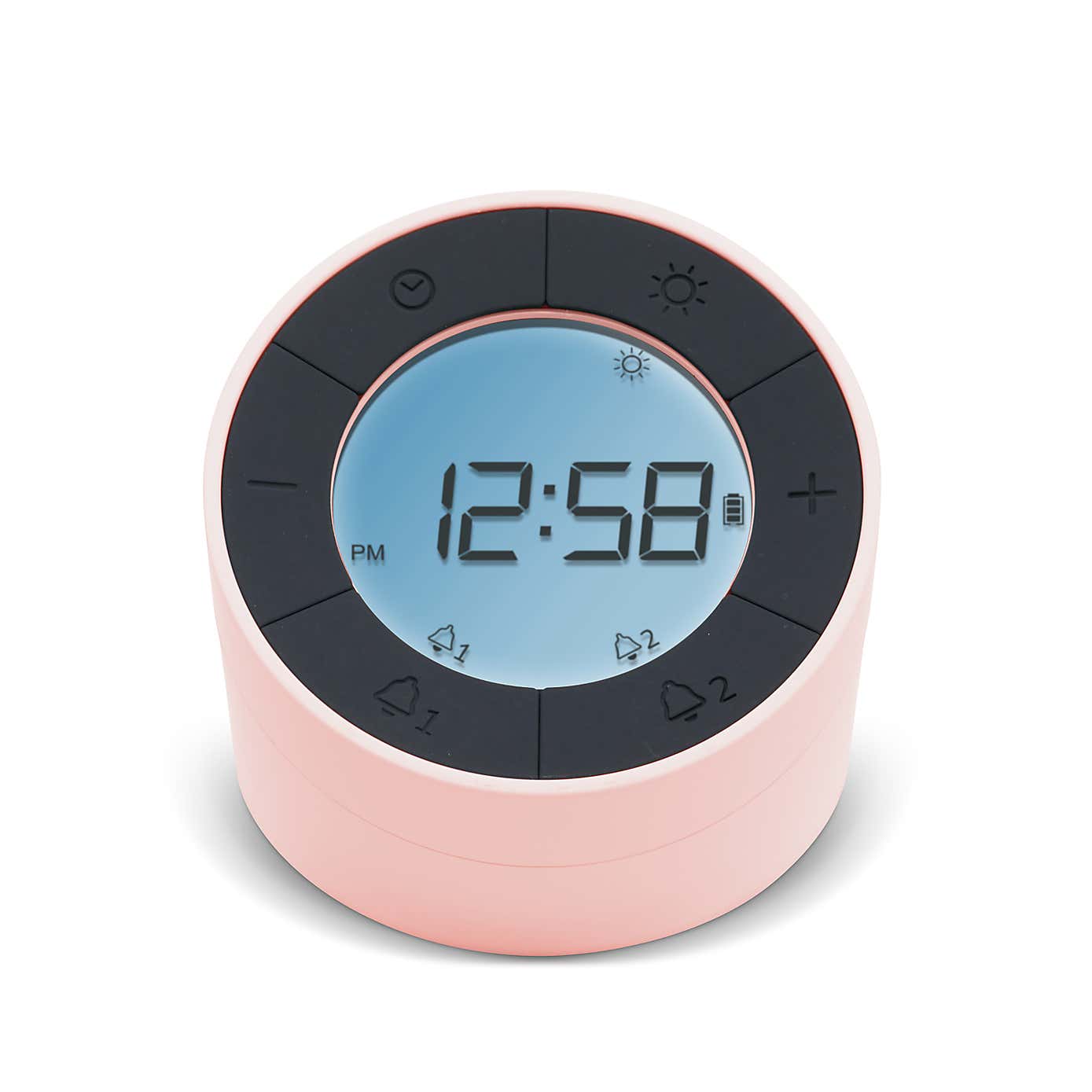 Acctim Jowie Dual Digital Alarm Clock 9x8x8cm