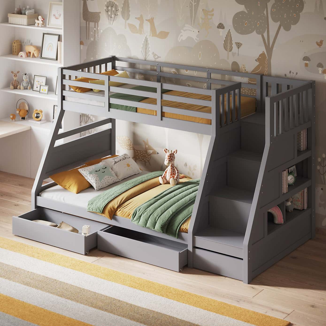 Lunar Triple Bunk Bed