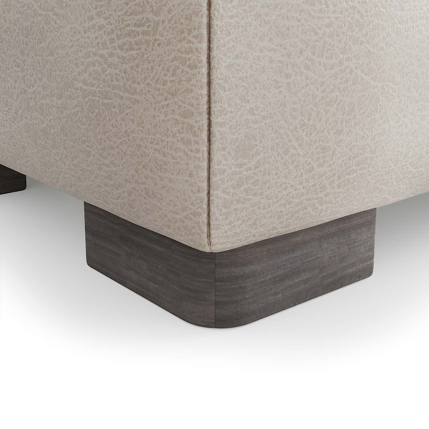 Carson Faux Leather Footstool