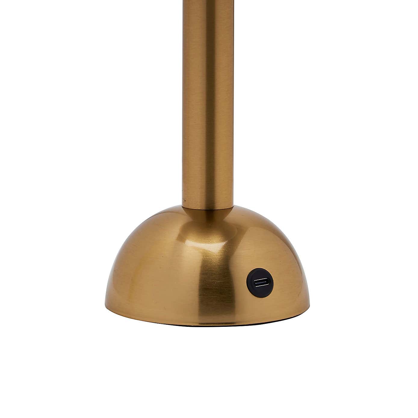 Hestia White Rechargeable Colour Changing LED Touch Table Lamp with Bronze Base