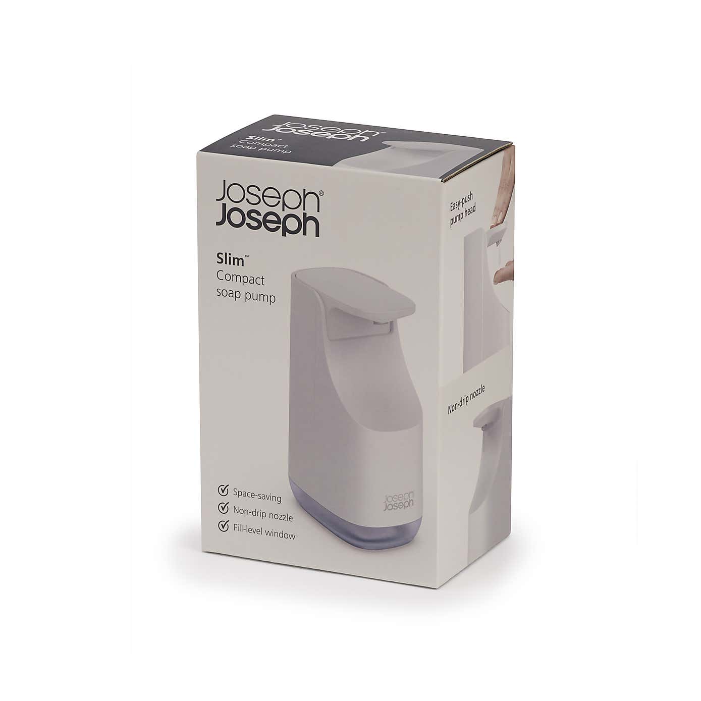Joseph Joseph Grey Compact Soap Dispenser