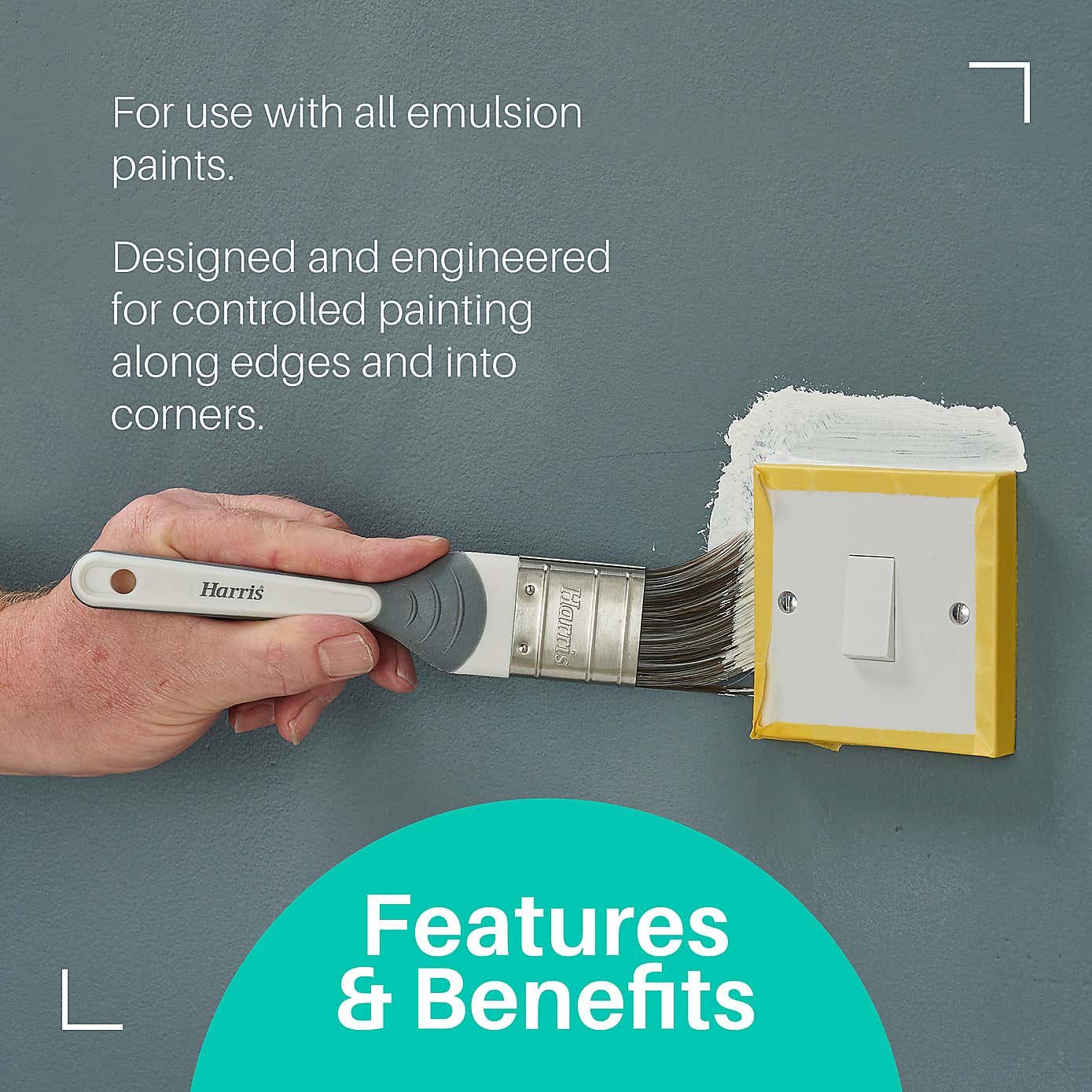 Seriously Good Walls & Ceiling Angled Brush 2"/50mm