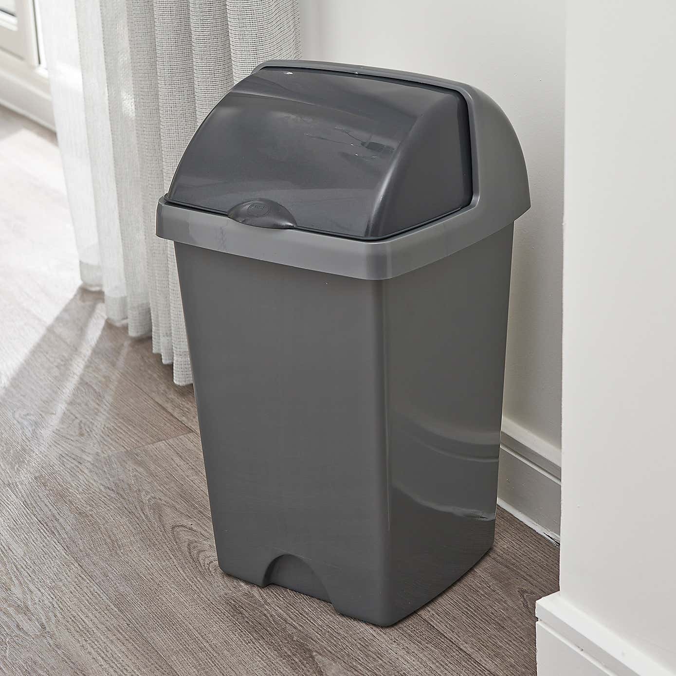 Addis 24 Litre Grey Roll Top Bin