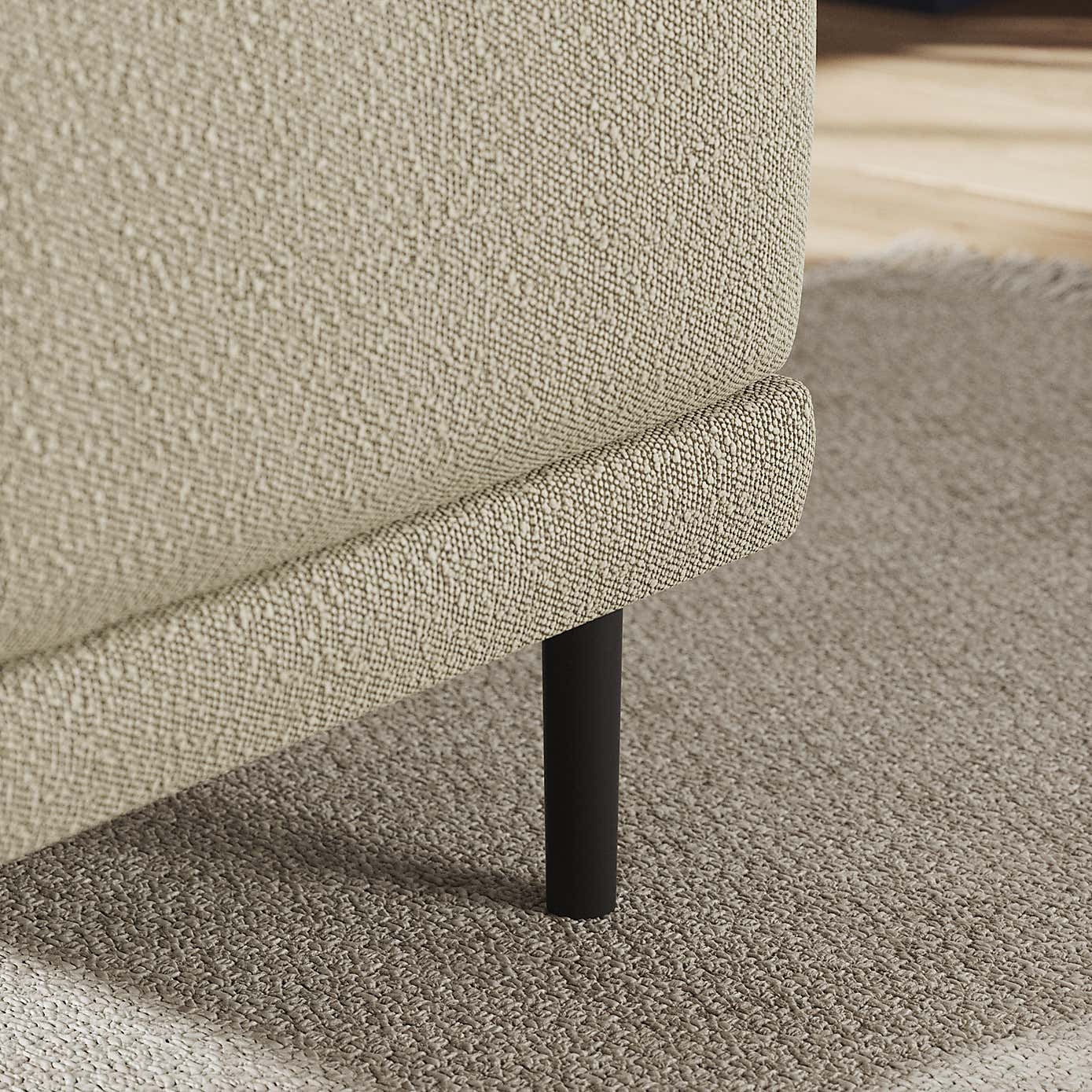 Mae Small Dining Bench, Boucle