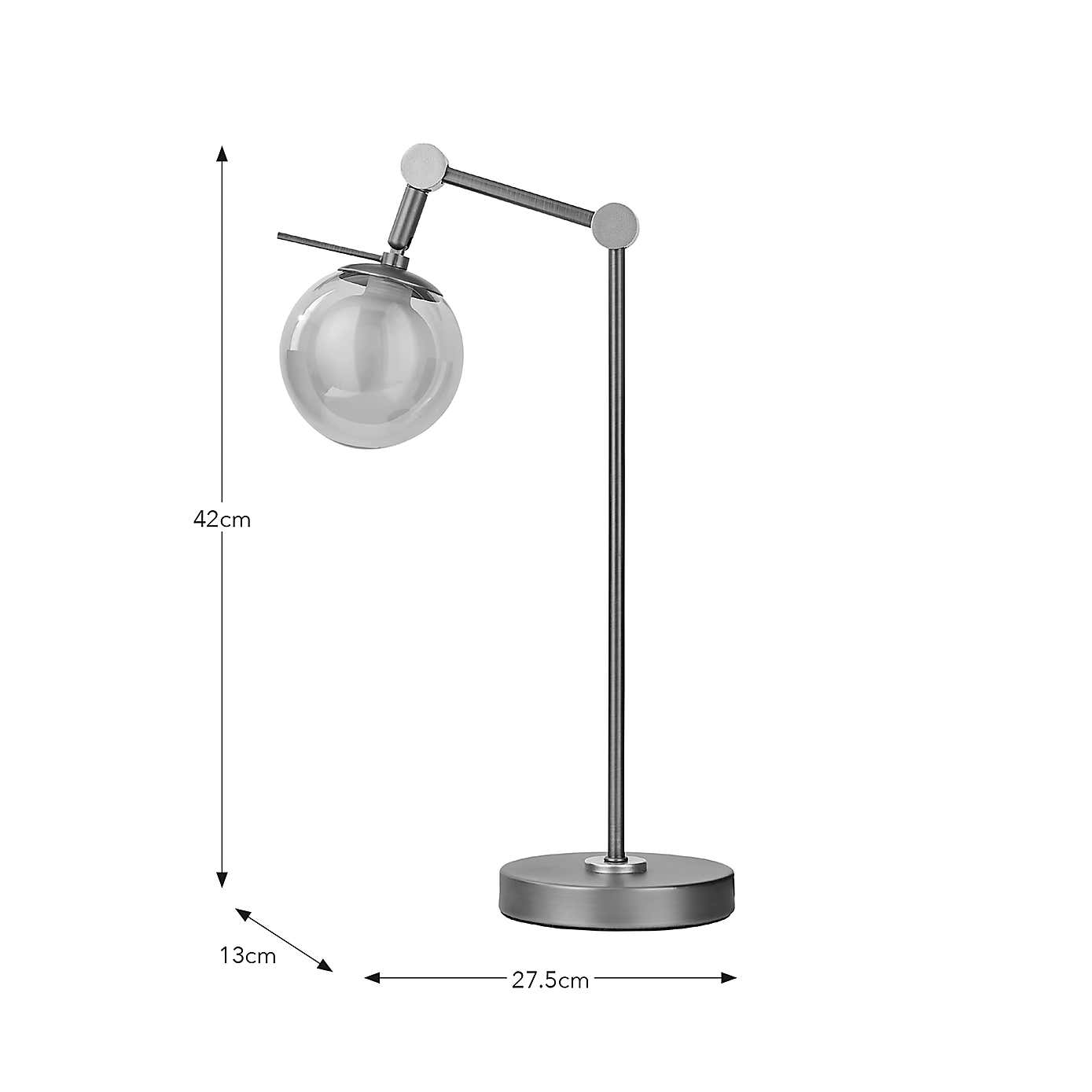 Molecular Industrial Metal Table Lamp