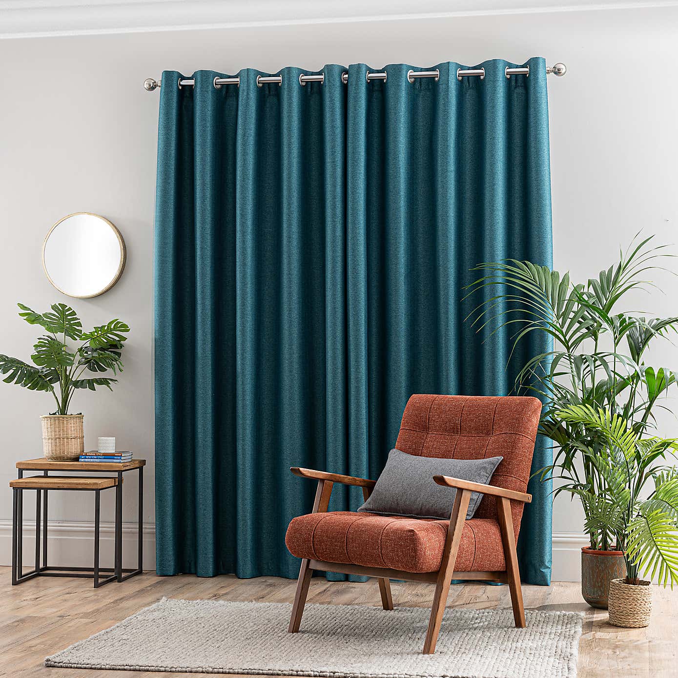 Metropolitan Blackout Eyelet Curtains