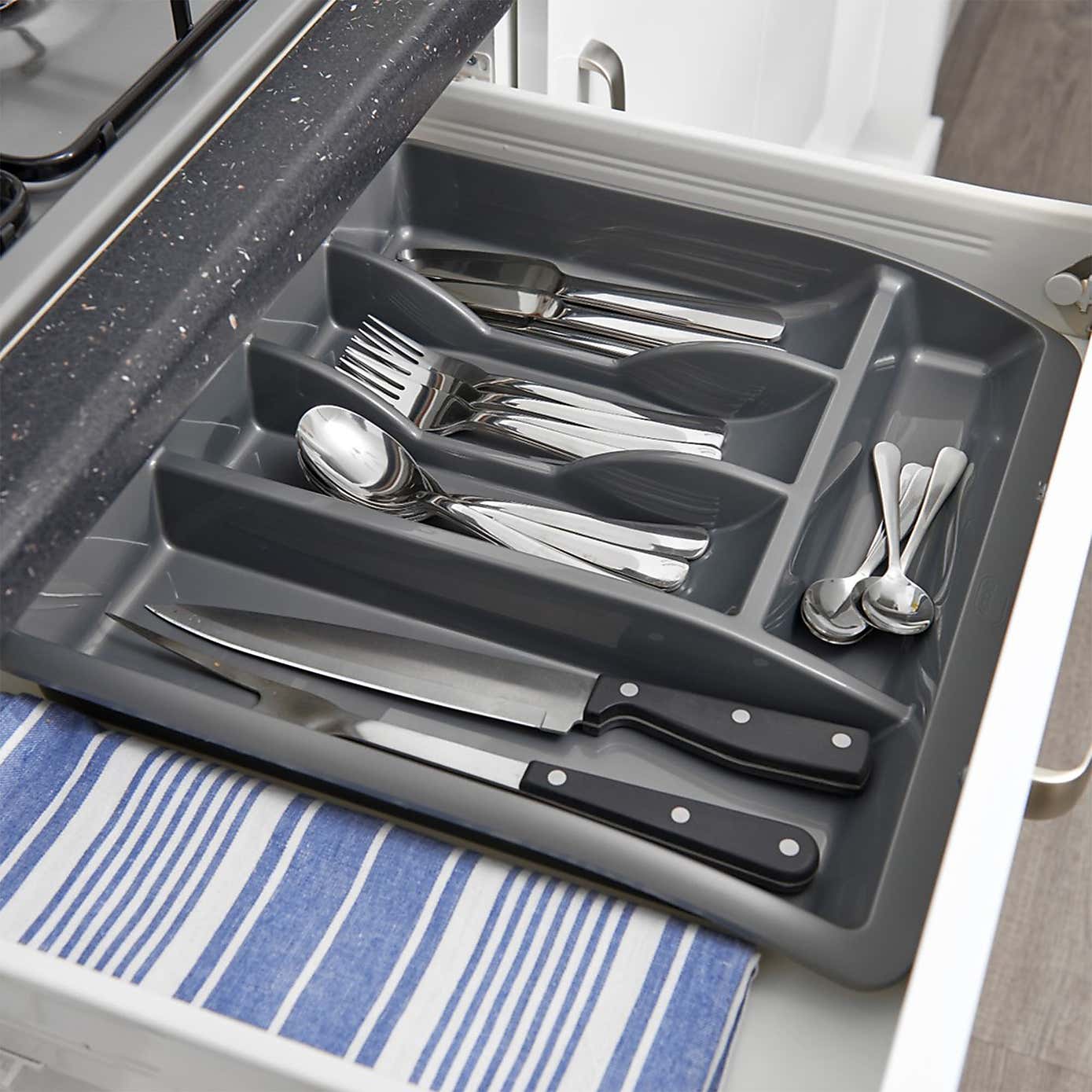 Addis Metallic Cutlery & Drawer Organiser