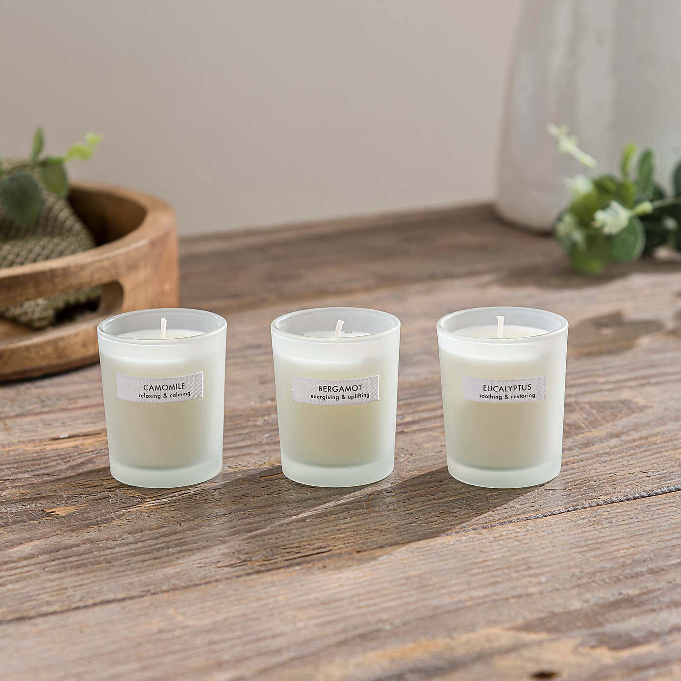 Bergamot, Eucalyptus & Camomile Candle Gift Set