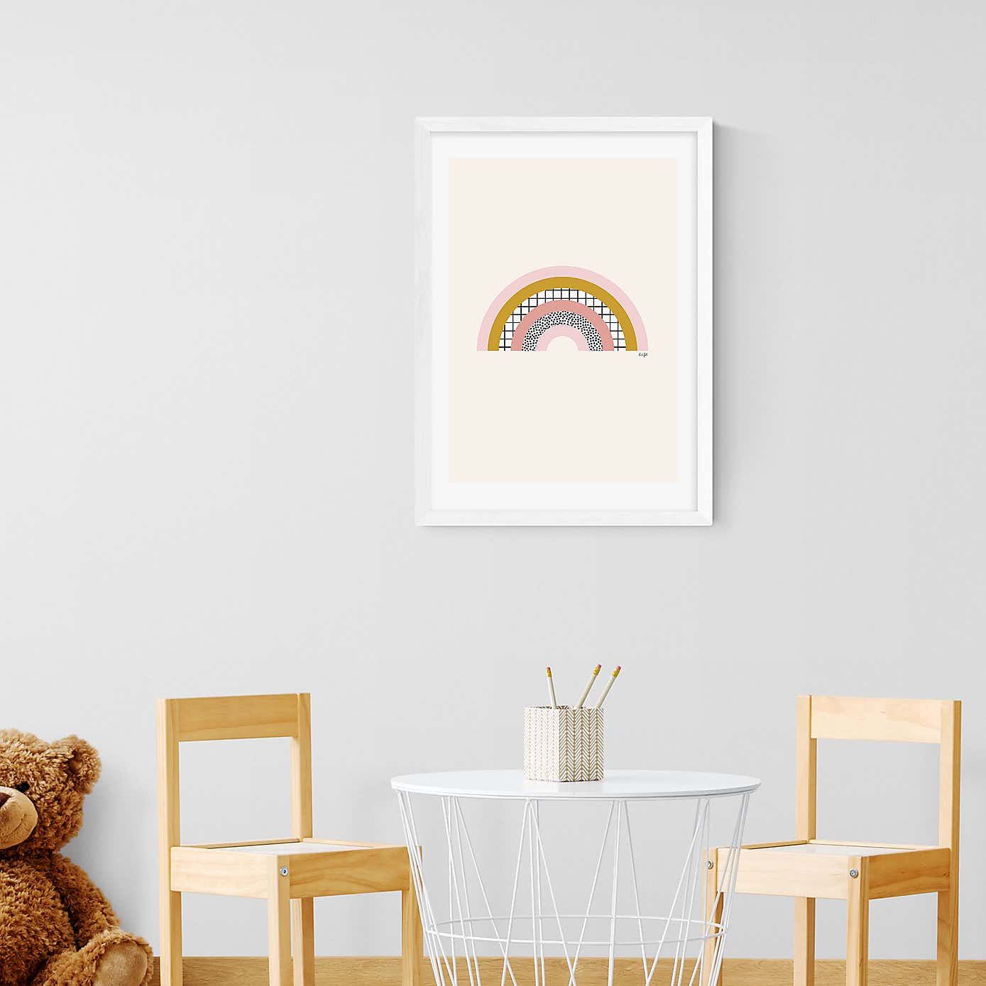 East End Prints Graphic Rainbow Print