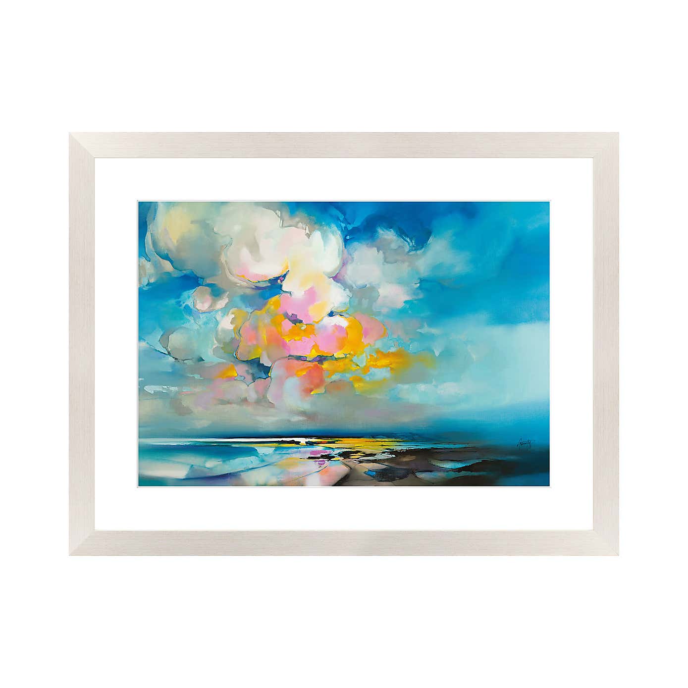 The Art Group Jura Blue Framed Print