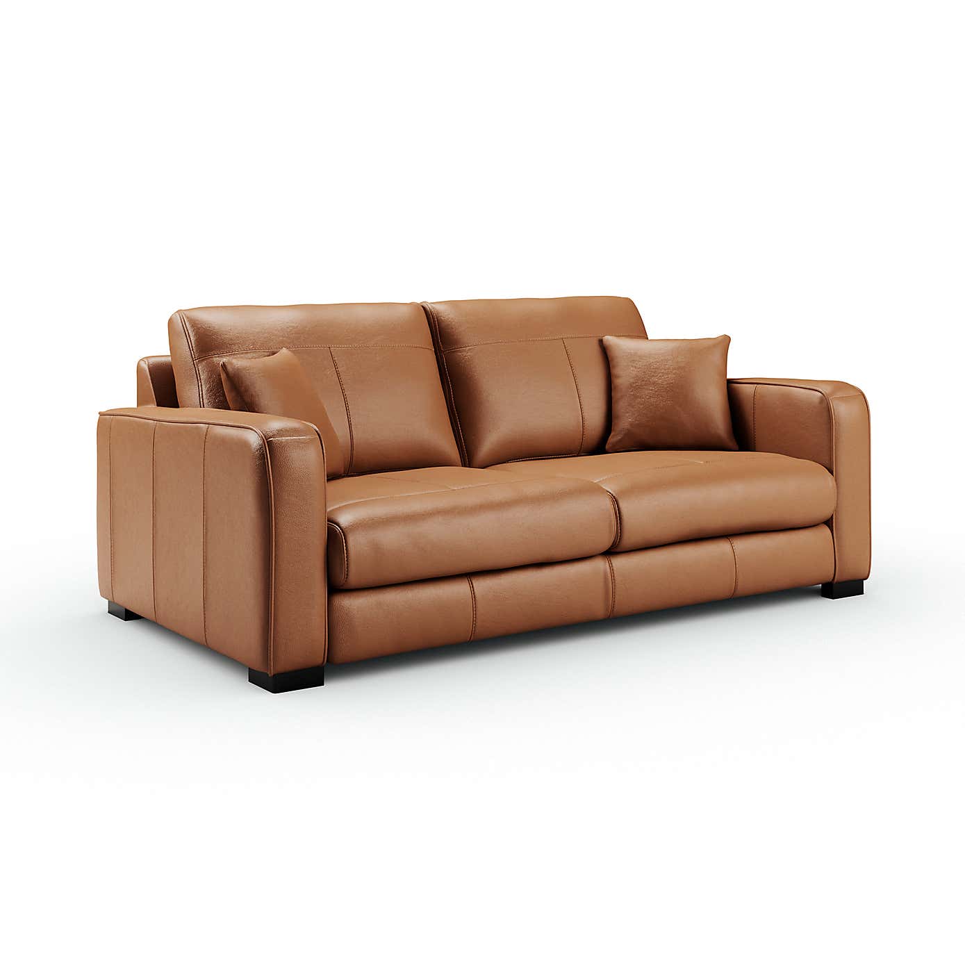Carson Classic Leather 3 Seater Sofa