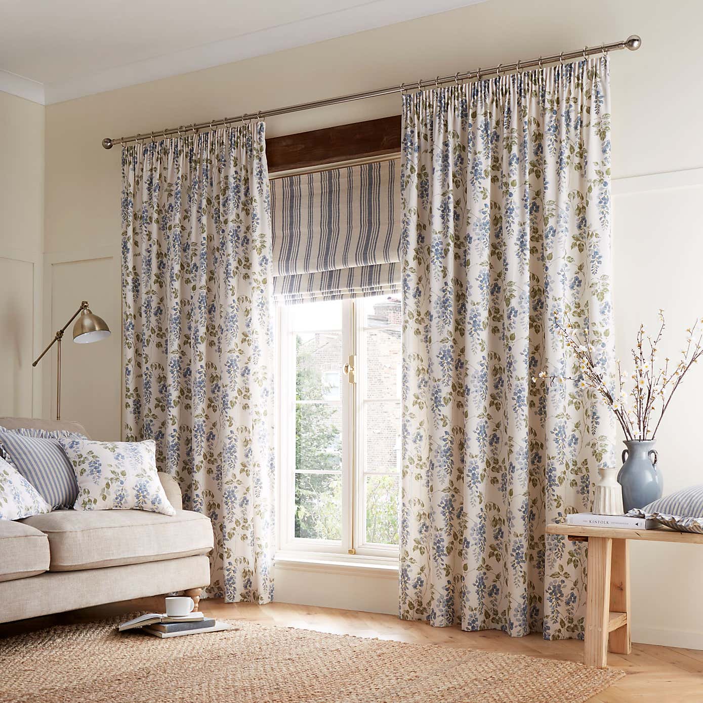 Wisteria Pencil Pleat Curtains