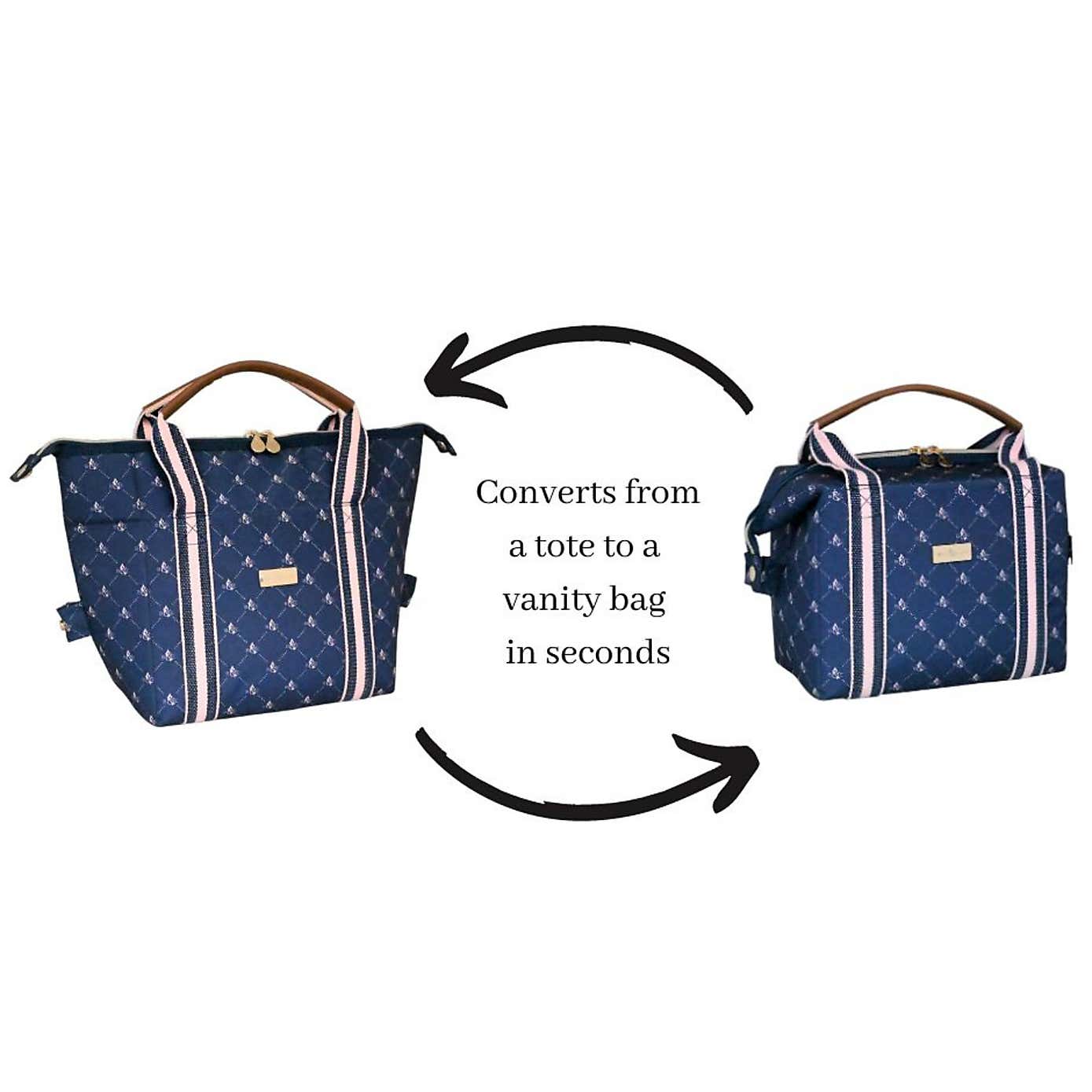 Monogram Midnight Convertible 2 in 1 Lunch Bag