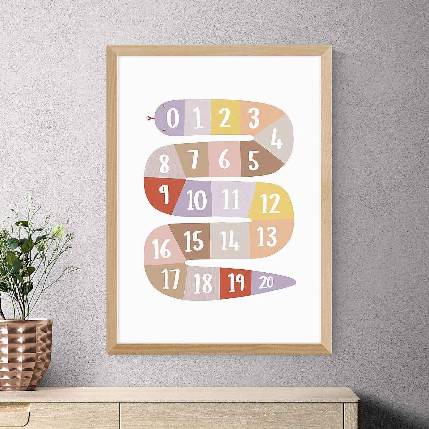 East End Prints Number Snake by Kid of the Village