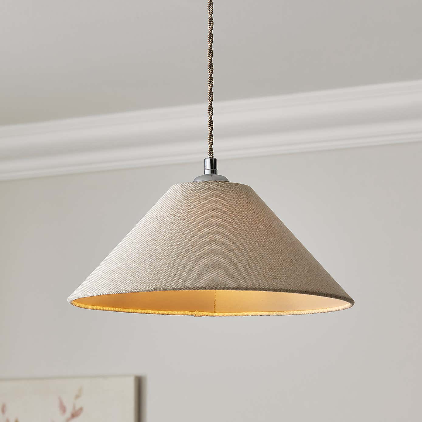 Churchgate Ashby Conical Extreme Empire Easy Fit Lamp Shade