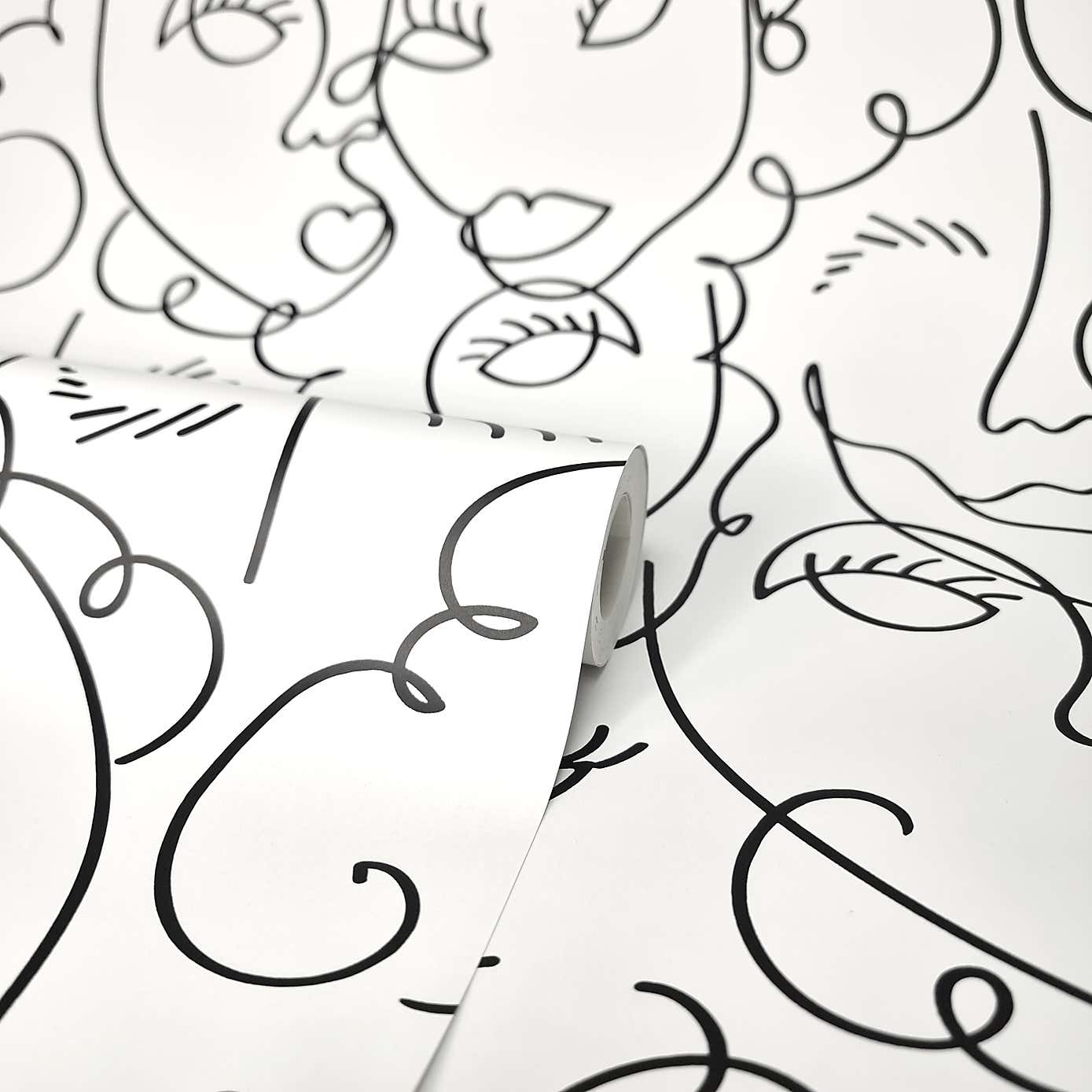 Faces Neutral Wallpaper