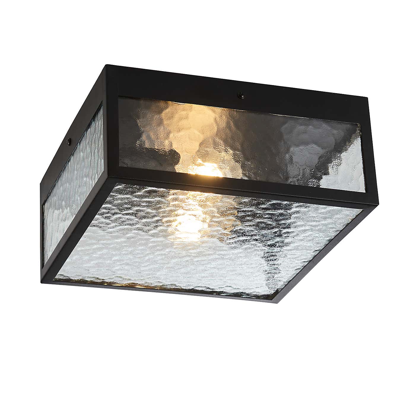 London Indoor Outdoor 2 Light Flush Ceiling Fitting