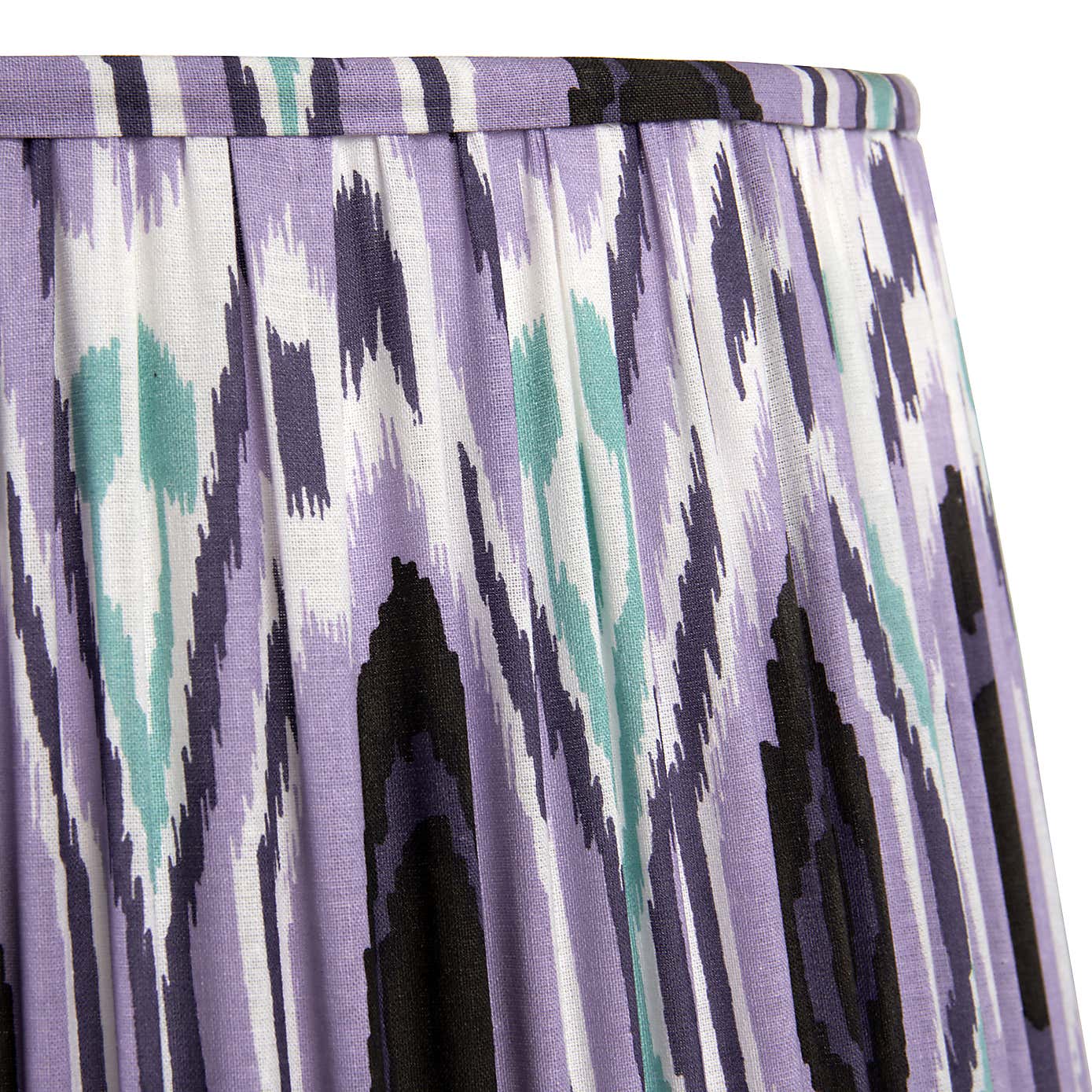 Izara Ikat Patterned Gathered Tapered Shade