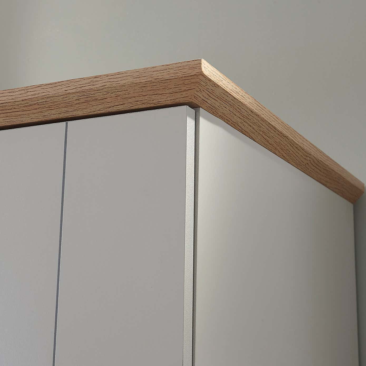 Kendal Triple Wardrobe, Grey