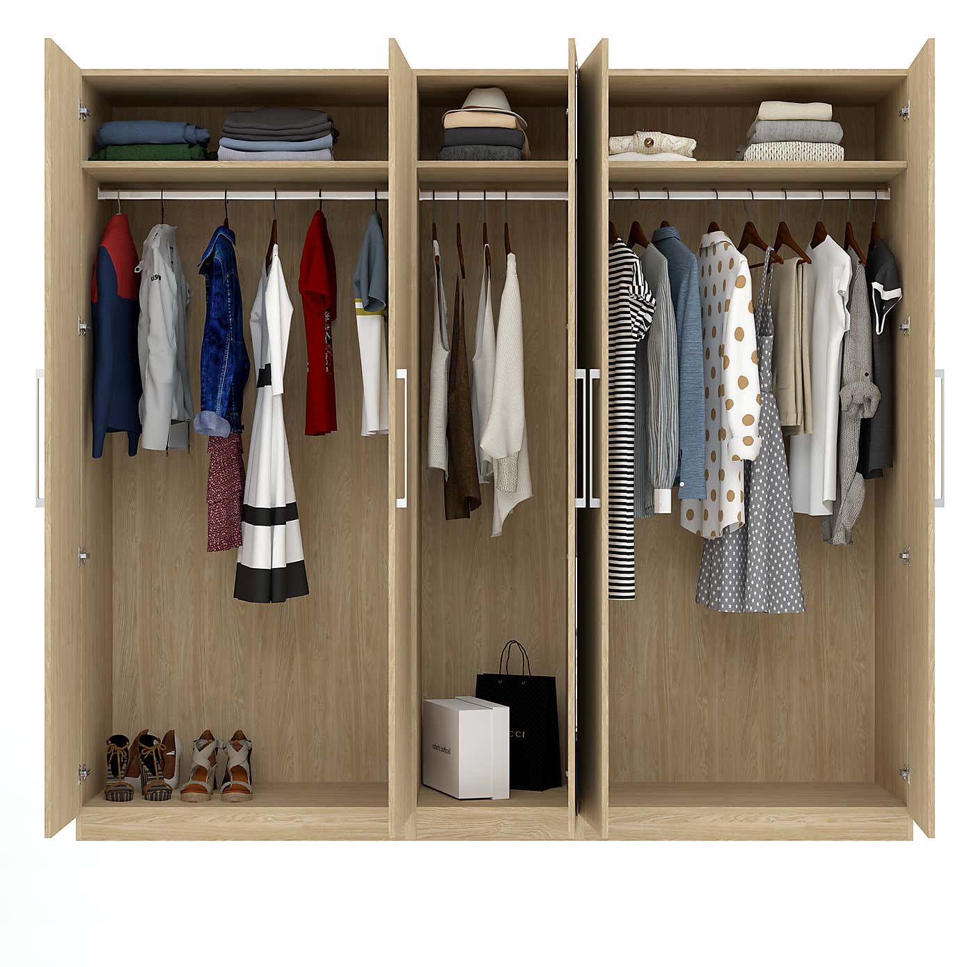 Foster 5 Door Wardrobe