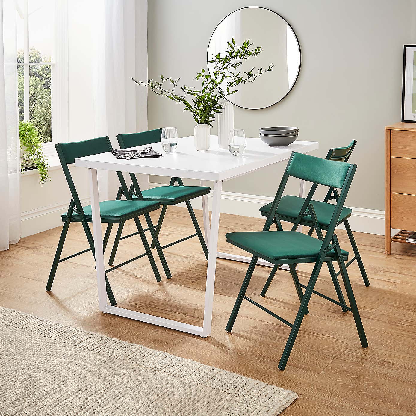 Emily Velvet Folding Chair