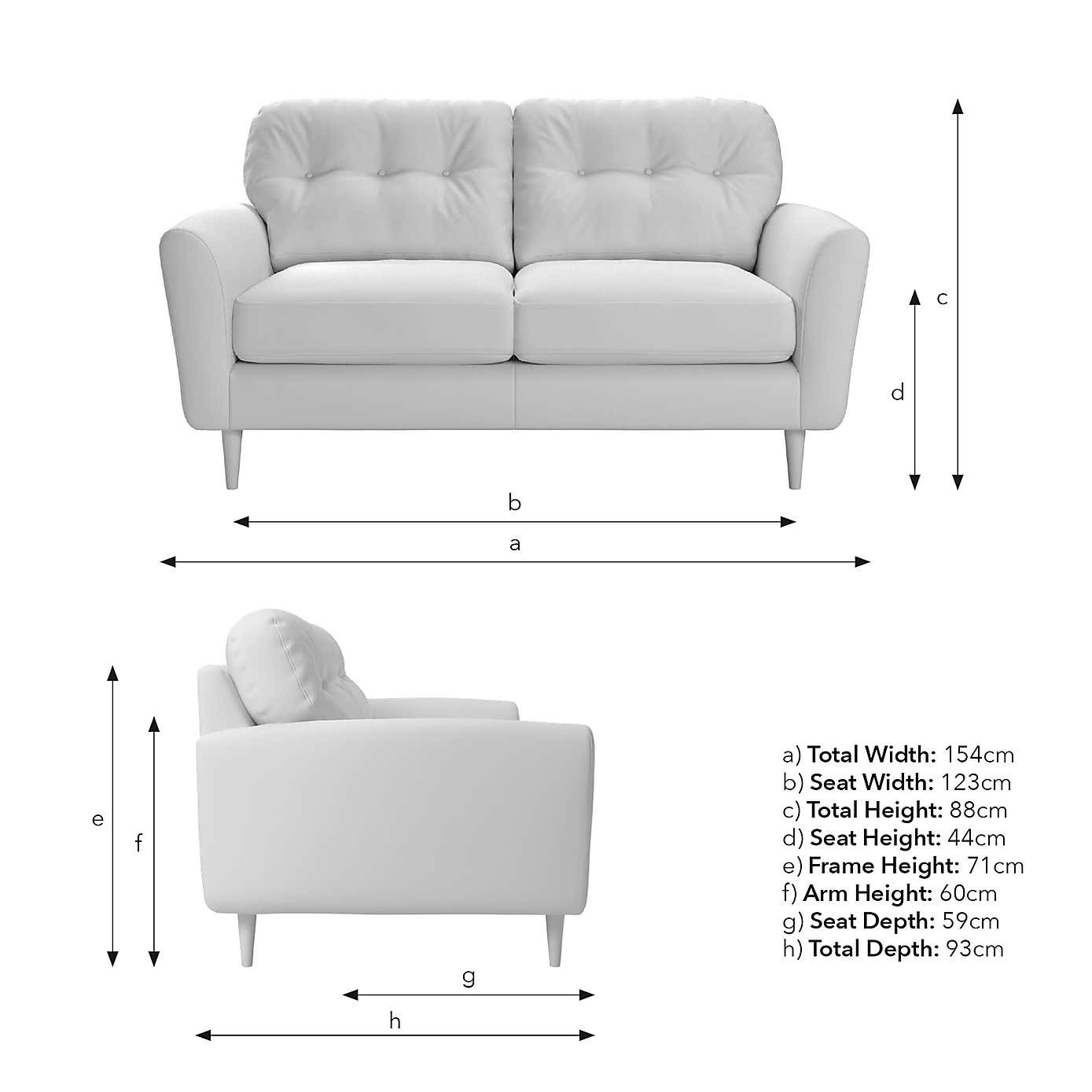 Sven Opulent Velvet 2 Seater Sofa