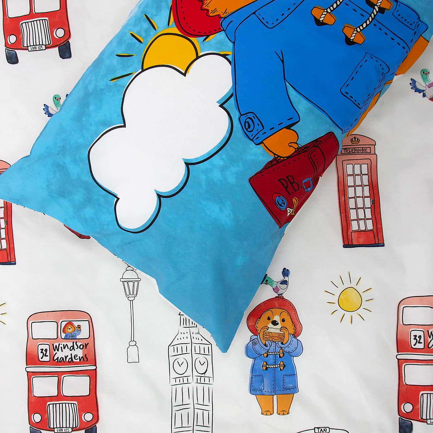 Paddington Station Single Duvet Cover and Pillowcase Set